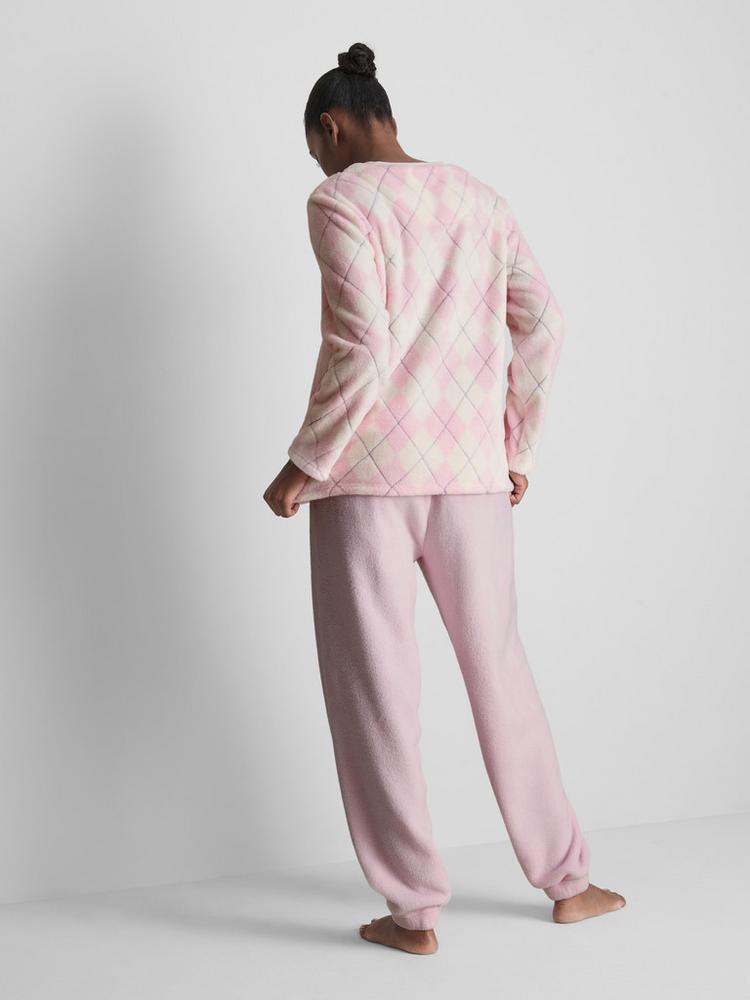 Primark Plush Argyle Pyjamas