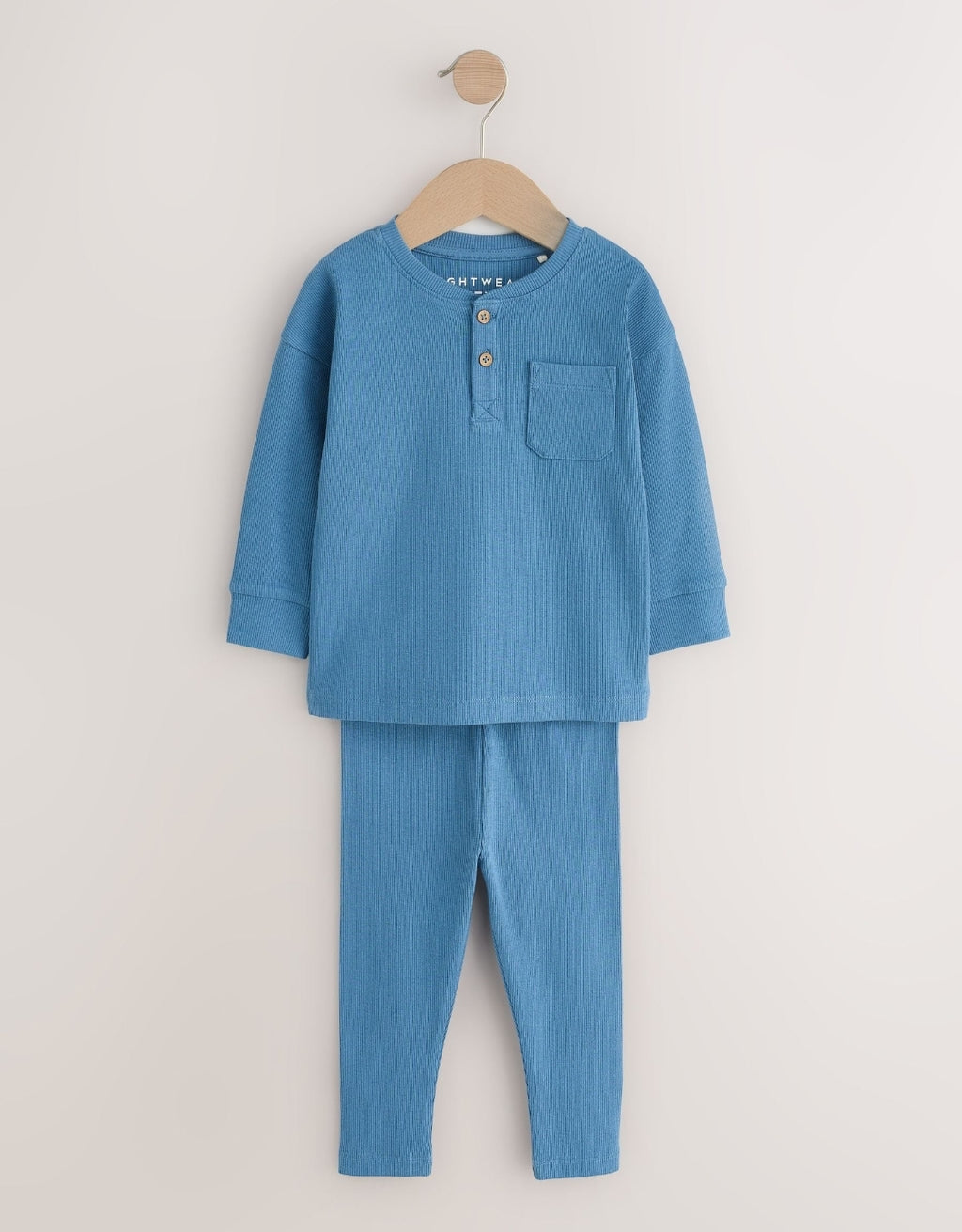Blue/Grey/Maroon Snuggle Pyjamas Set 3 Pack