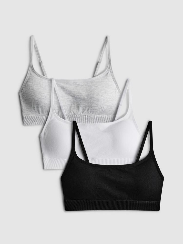 Primark 3pk Wireless Crop Bralettes
