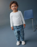 Denim Mid Wash Mom Jeans