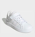 adidas White Grand Court 3.0 Elastic
Lace Kids Trainers
