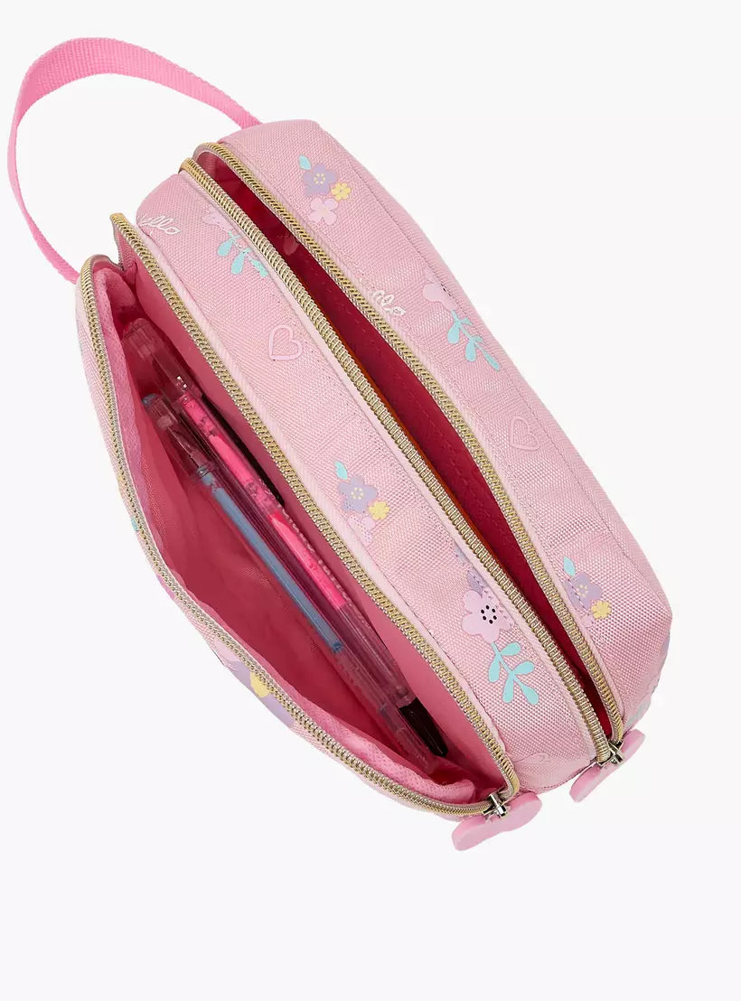 Sanrio Hello Kitty Print Pencil Pouch with 2 Compartments