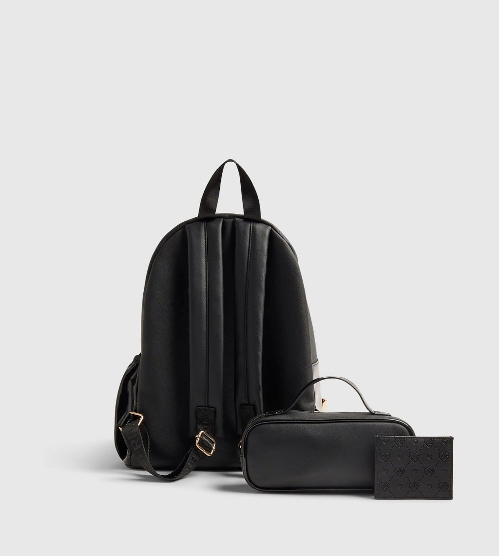 River Island Black Bundle Backpack