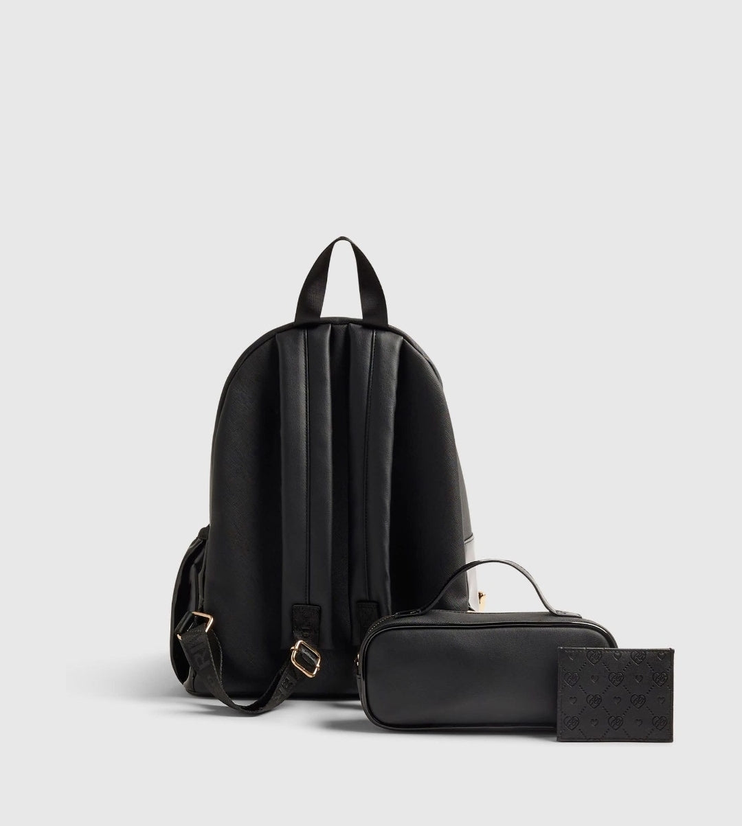 River Island Black Bundle Backpack