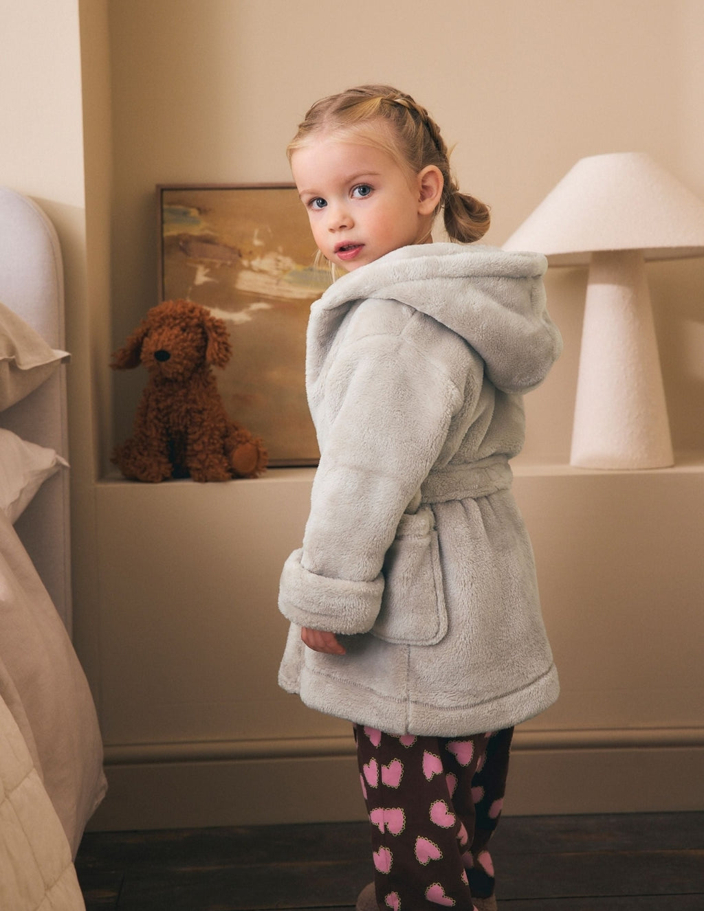 Champagne Soft Touch Fleece Dressing
Gown