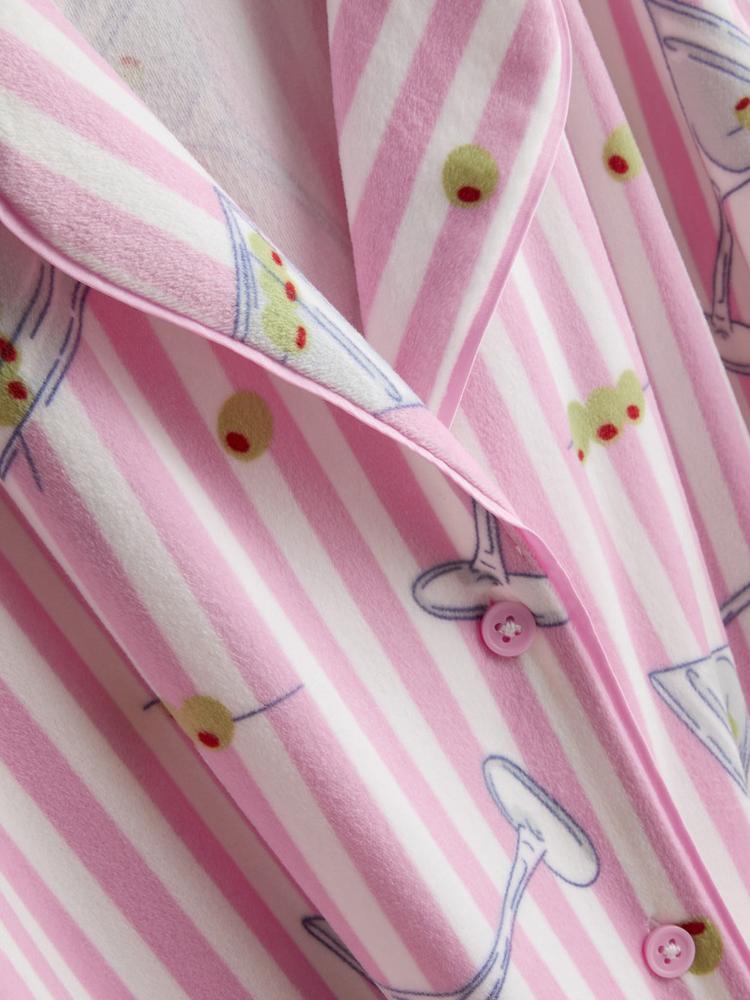 Primark Plush Printed Boyfriend Pyjamas