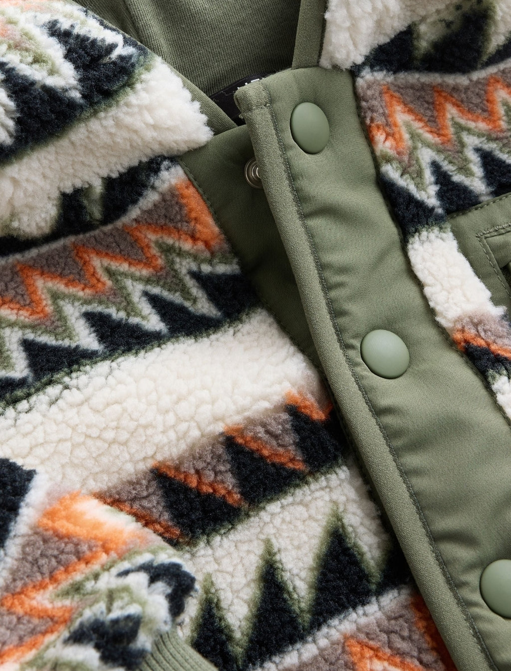 Khaki/Cream Aztech All Over Print
Fleece