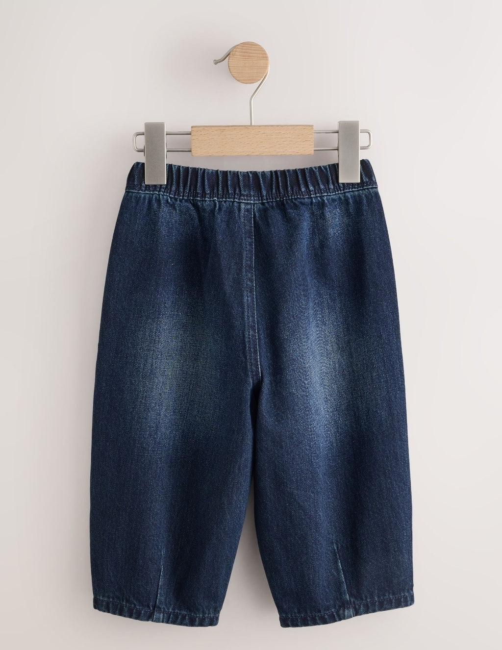 Dark Blue Wide Barrel Jeans