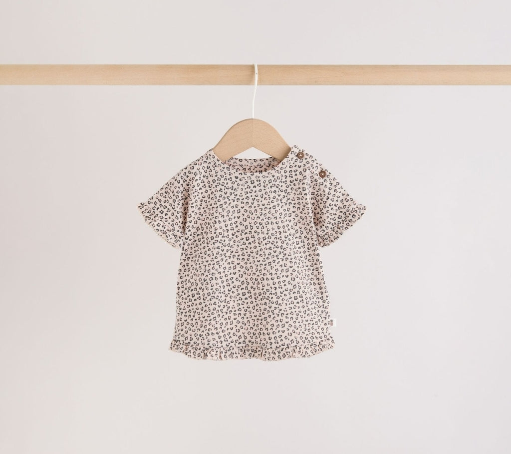 Monochrome Flower Short Sleeve
Top and Shorts Baby Set 6 Piece