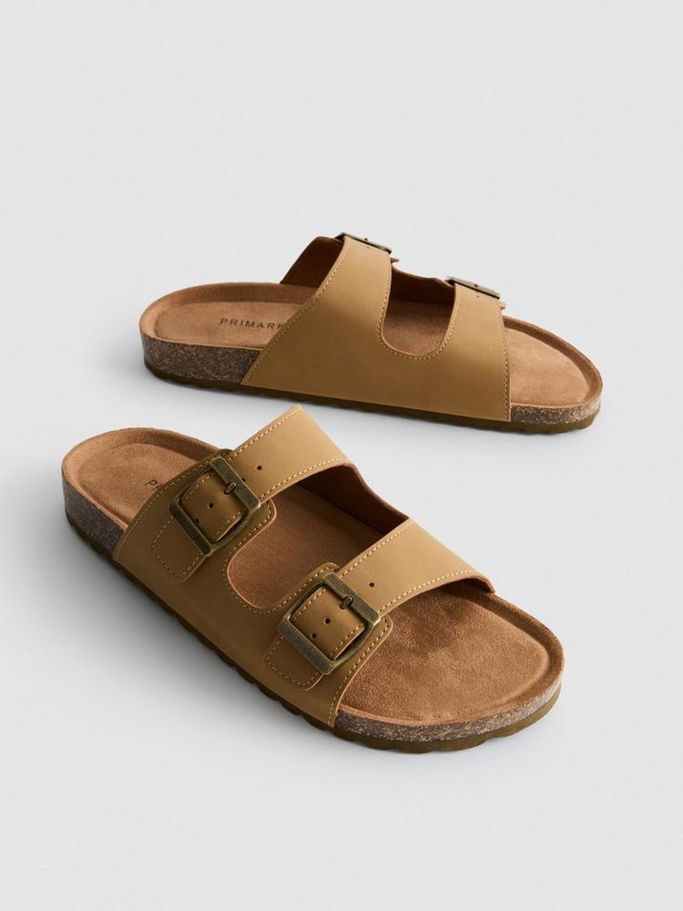 Double Buckle Strap Sandals