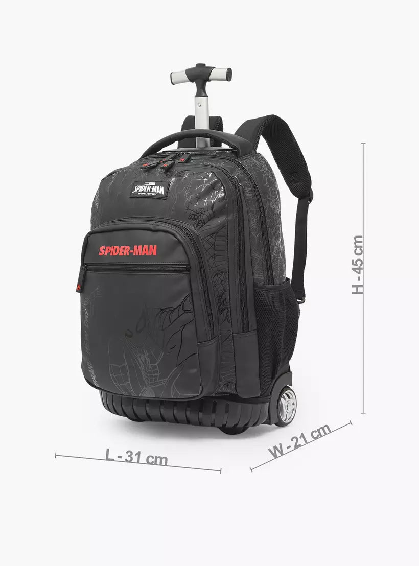 Spiderman Print Trolley Bag for Boys 18 inches