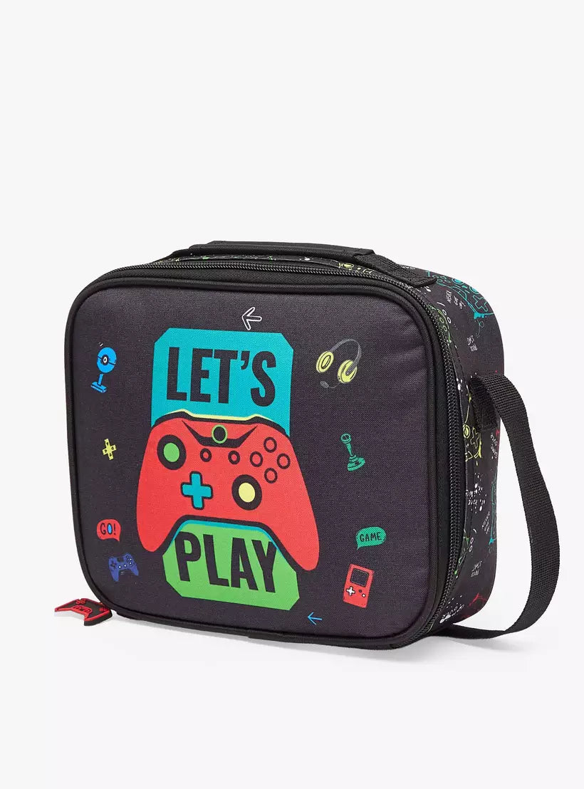 Juniors Gaming Print Trolley Bag for set 14 inches