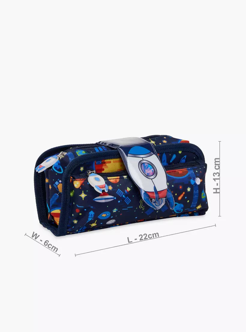 Juniors Spaceship Print Pencil Case