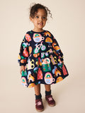Navy Ladybird Rainbow Long
Sleeve Sweat Dress
