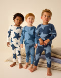 Blue/Navy Snuggle Pyjamas Set 3 Pack