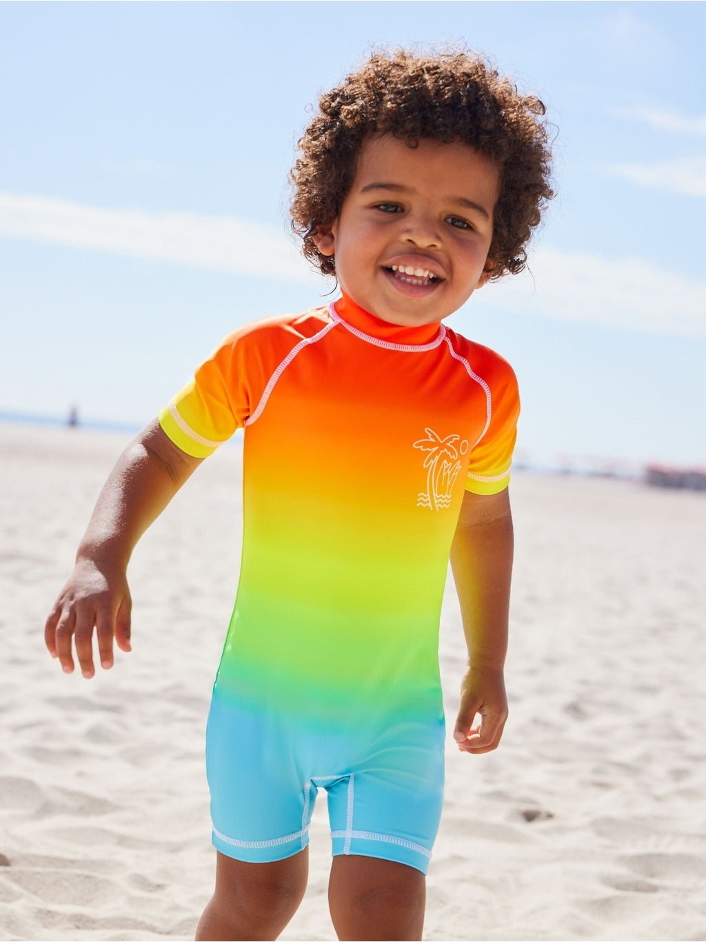 Rainbow Dip Dye Sunsafe
All-In-One Swimsuit