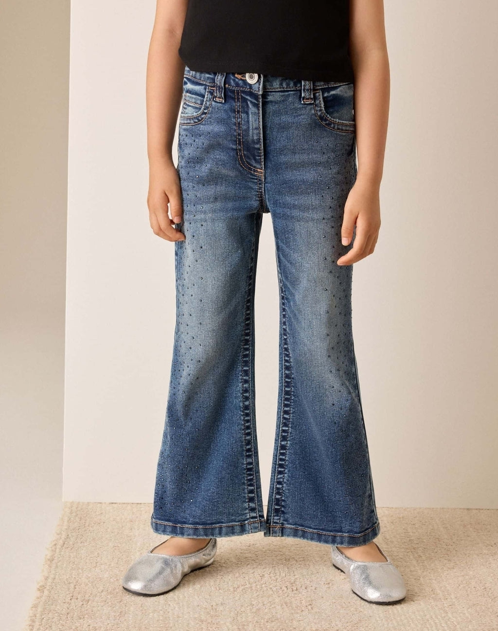Denim Diamante Scatter Flare
Jeans