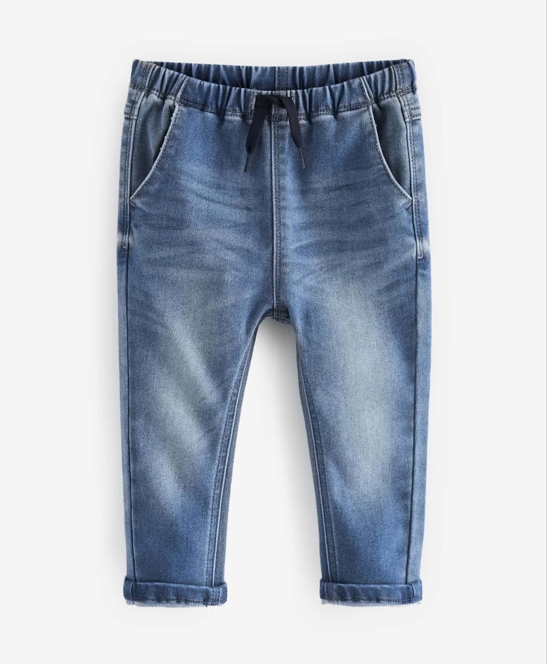 Blue Black Denim Loose Fit Supersoft
Pull-On Jeans With Stretch 2 Pack