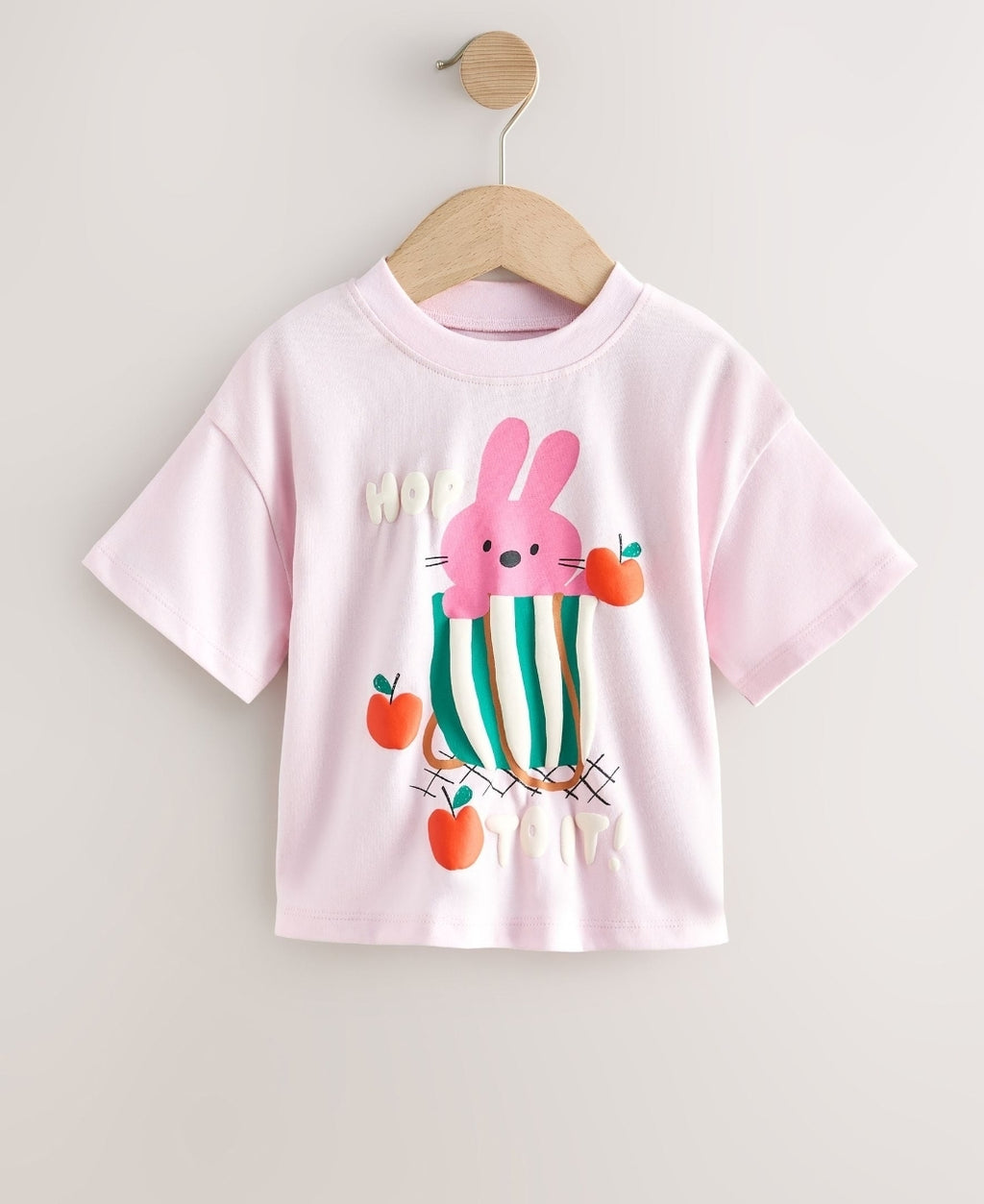 Pink Bunny Short Sleeve T-Shirt