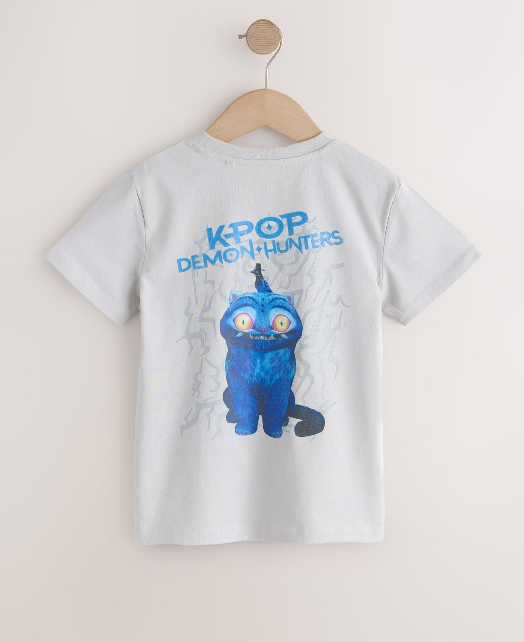Grey Back Print KPOP Demon Hunters T-Shirt