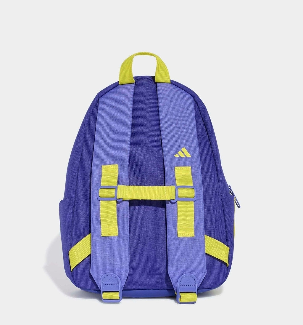 adidas Purple/Yellow 3 Bar Kids Backpack