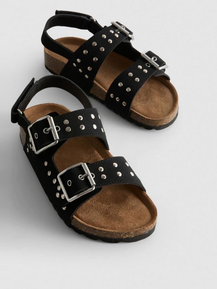 Studded Slingback Sandals