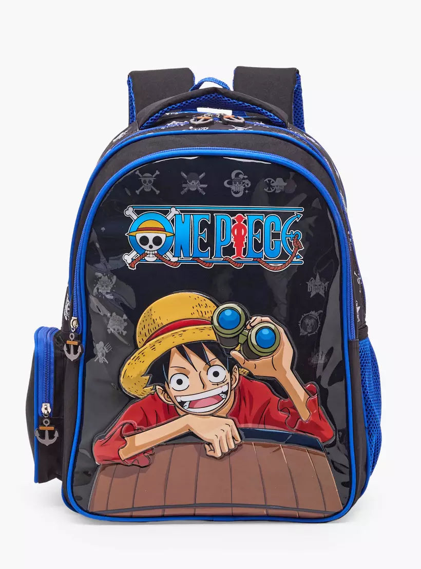 Toei Animation Printed 5-Piece School Backpack Set  16 inches