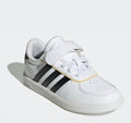 adidas White/Black Breaknet Sleek Kids Trainers