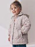 Ditsy Floral Shower Resistant Padded Coat