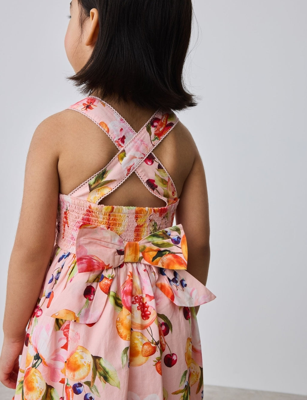 Baker by Ted Baker Fruit Print
Cross-Back Tiered Multi Dress