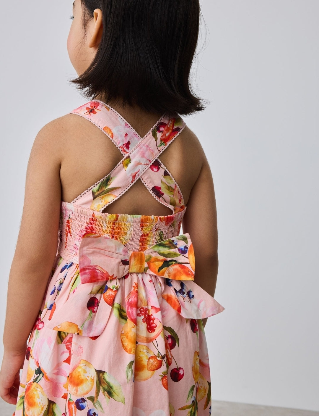 Baker by Ted Baker Fruit Print
Cross-Back Tiered Multi Dress