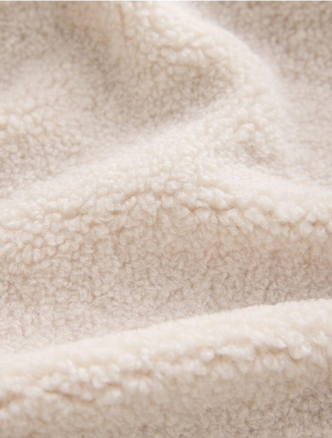 Ecru White Gilet Fleece