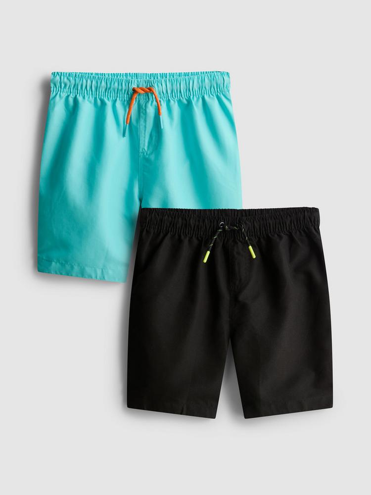 2pk Drawstring Swimming Shorts