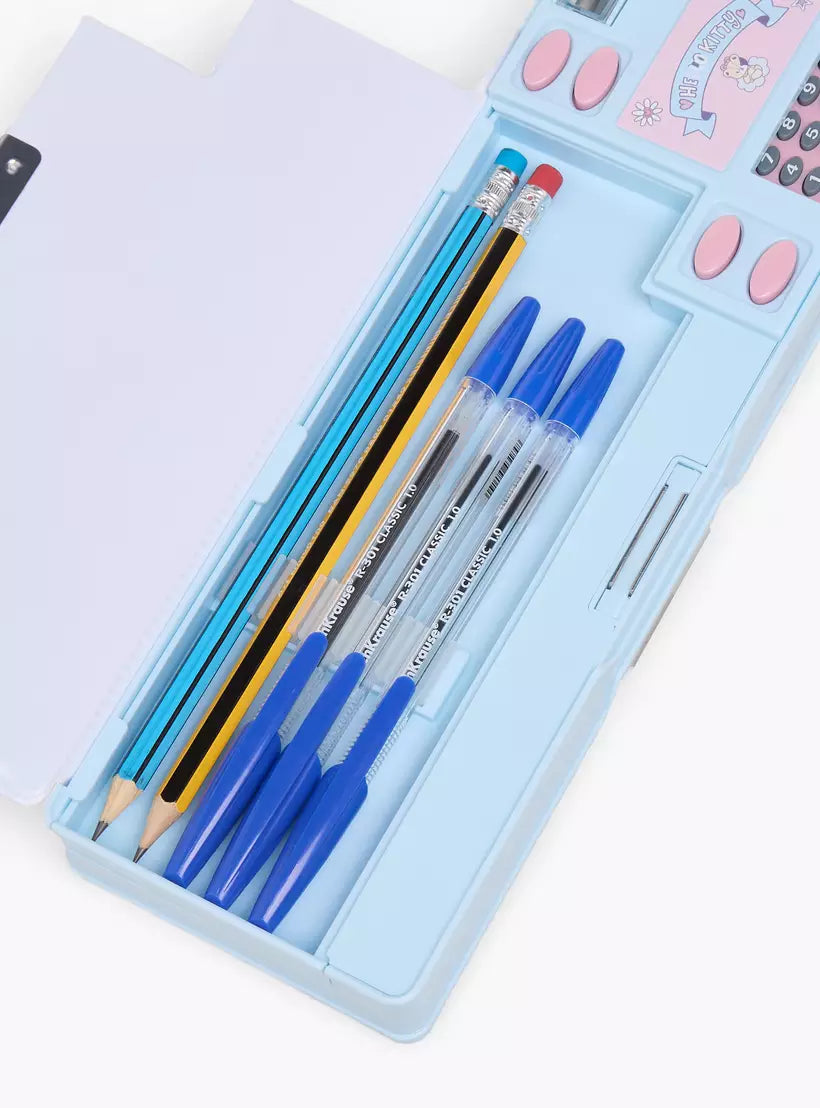 Sanrio Hello Kitty Print Pencil Case with Calculator