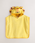 Yellow Lion Towelling Poncho