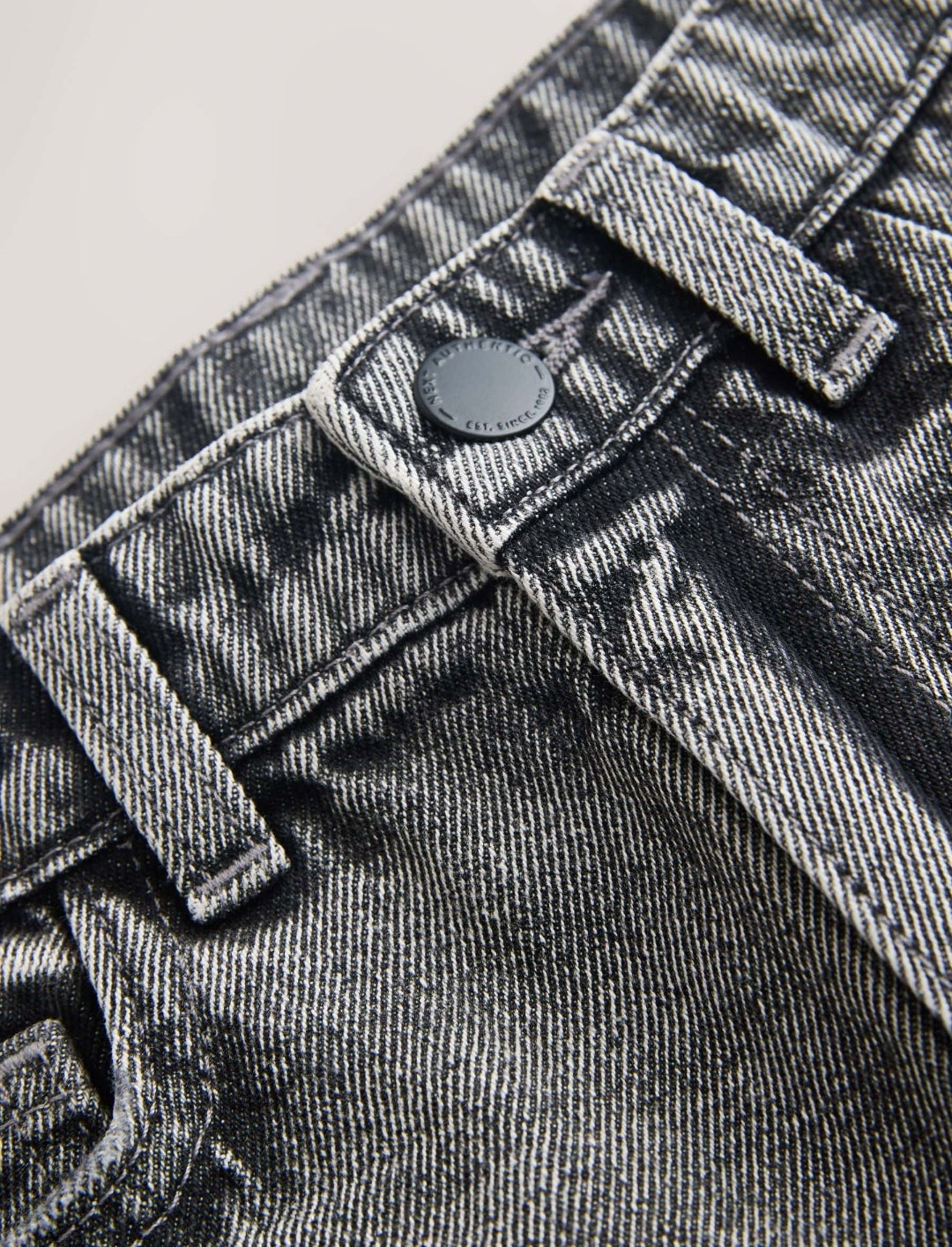 Dark Grey Loose Fit Authentic Jeans