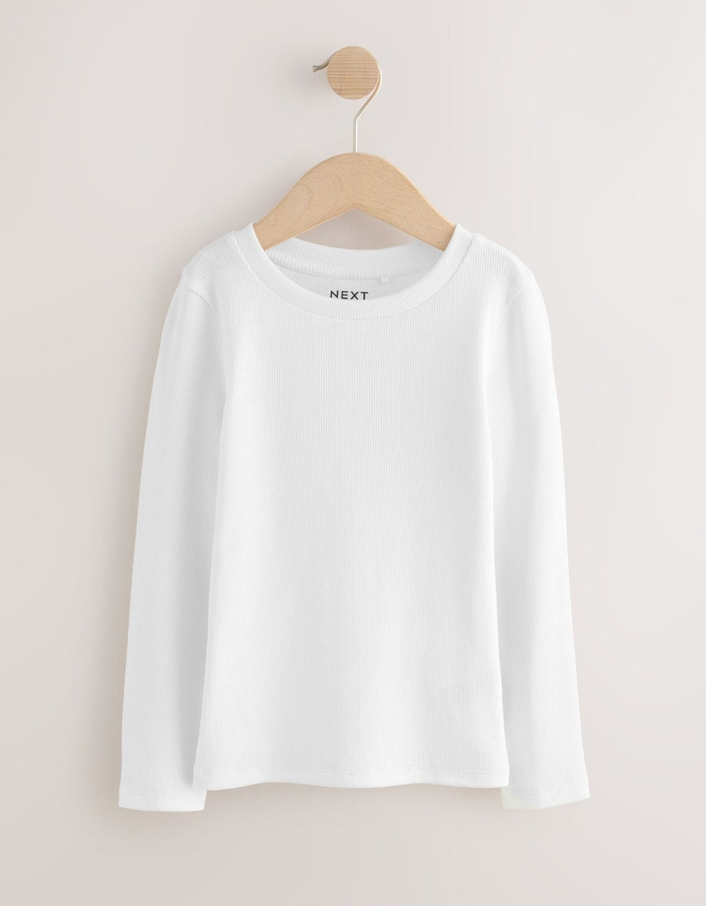 Black/White Long Sleeve Ribbed Tops 3Pack