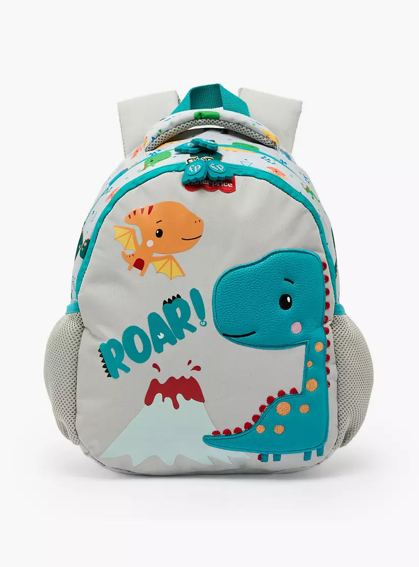 Dinosaur Print Backpack for Boys  14 inches