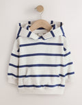 Navy/White Stripe Hoodie