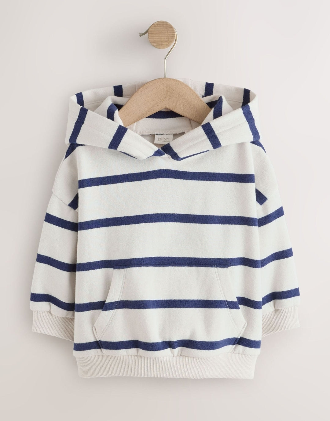 Navy/White Stripe Hoodie