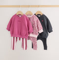 Animal Print Baby Sweater and Leggings Set 6 Piece