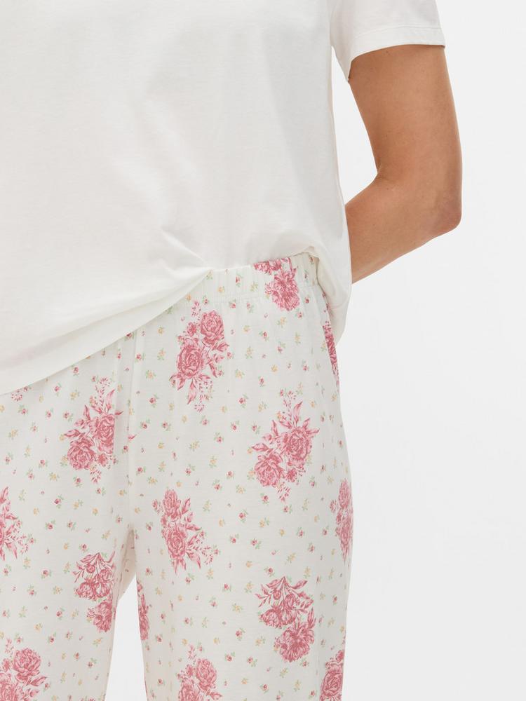 Printed Short Sleeve Pyjama Set