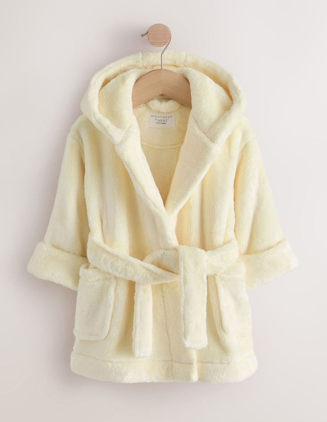 Yellow Soft Touch Fleece Dressing Gown