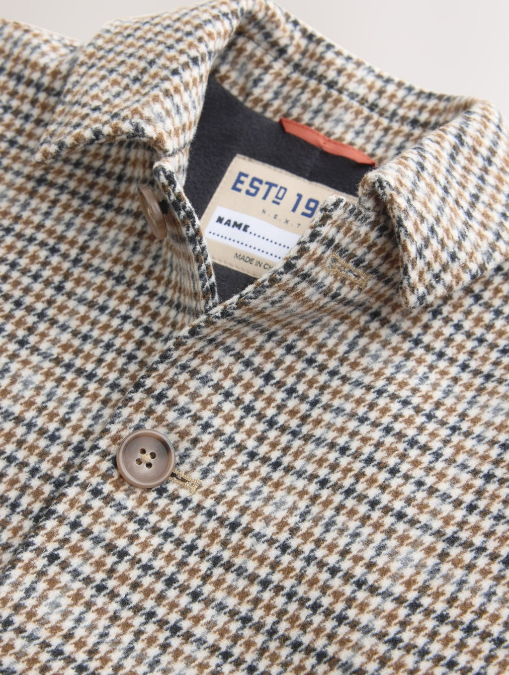 Brown Check Coat