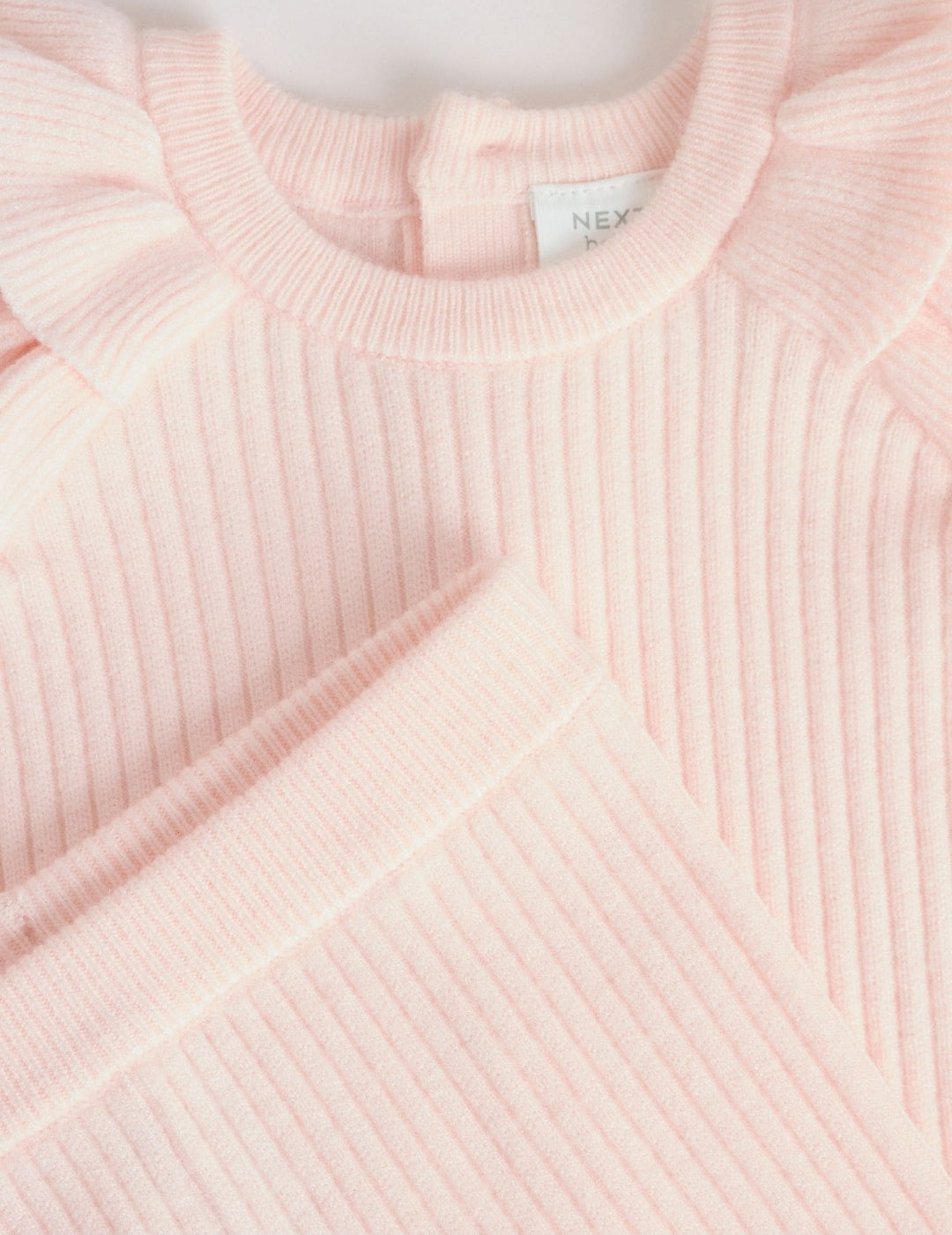 Light Pink Baby Knitted Jumper and Leggings Set 2 Piece