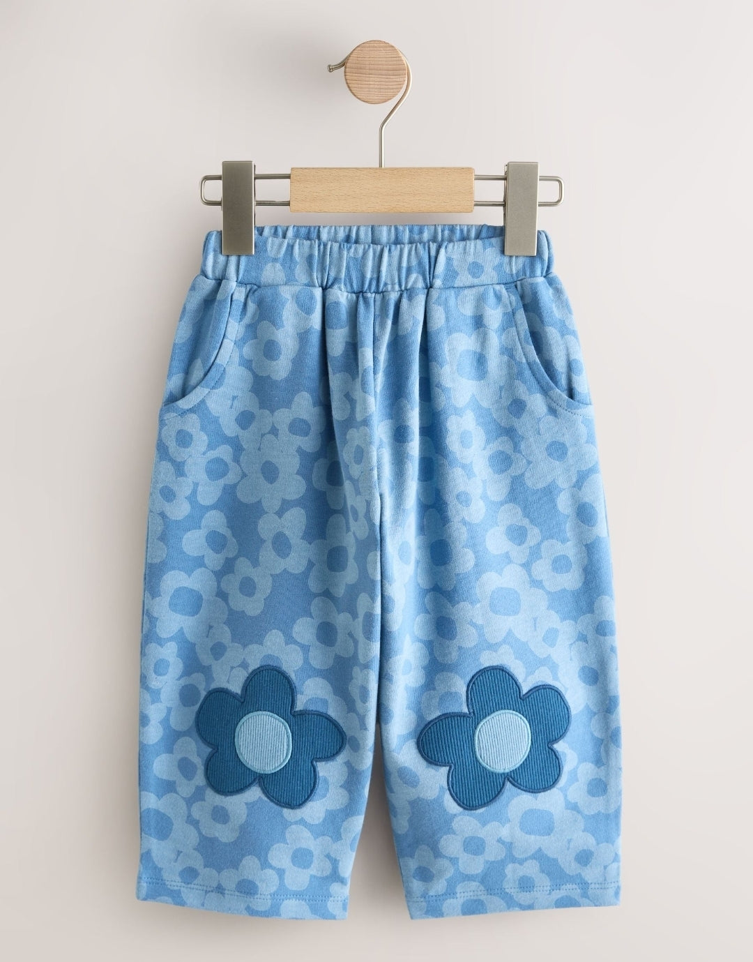 Blue Flower Embellished Barrel
Trousers