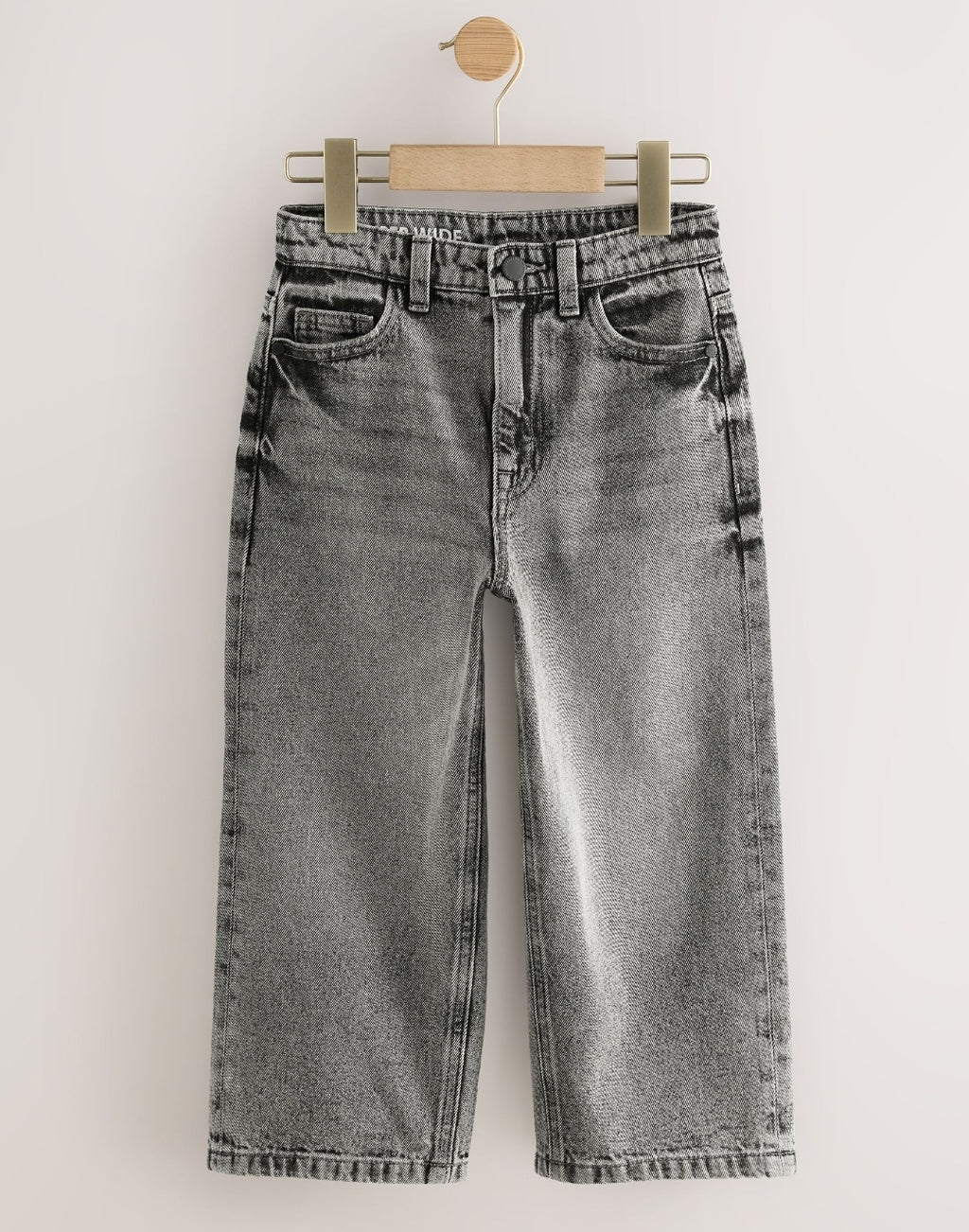 Dark Grey Super-wide Fit Authentic Jeans