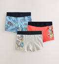 Red/Blue Trunks 3 Pack