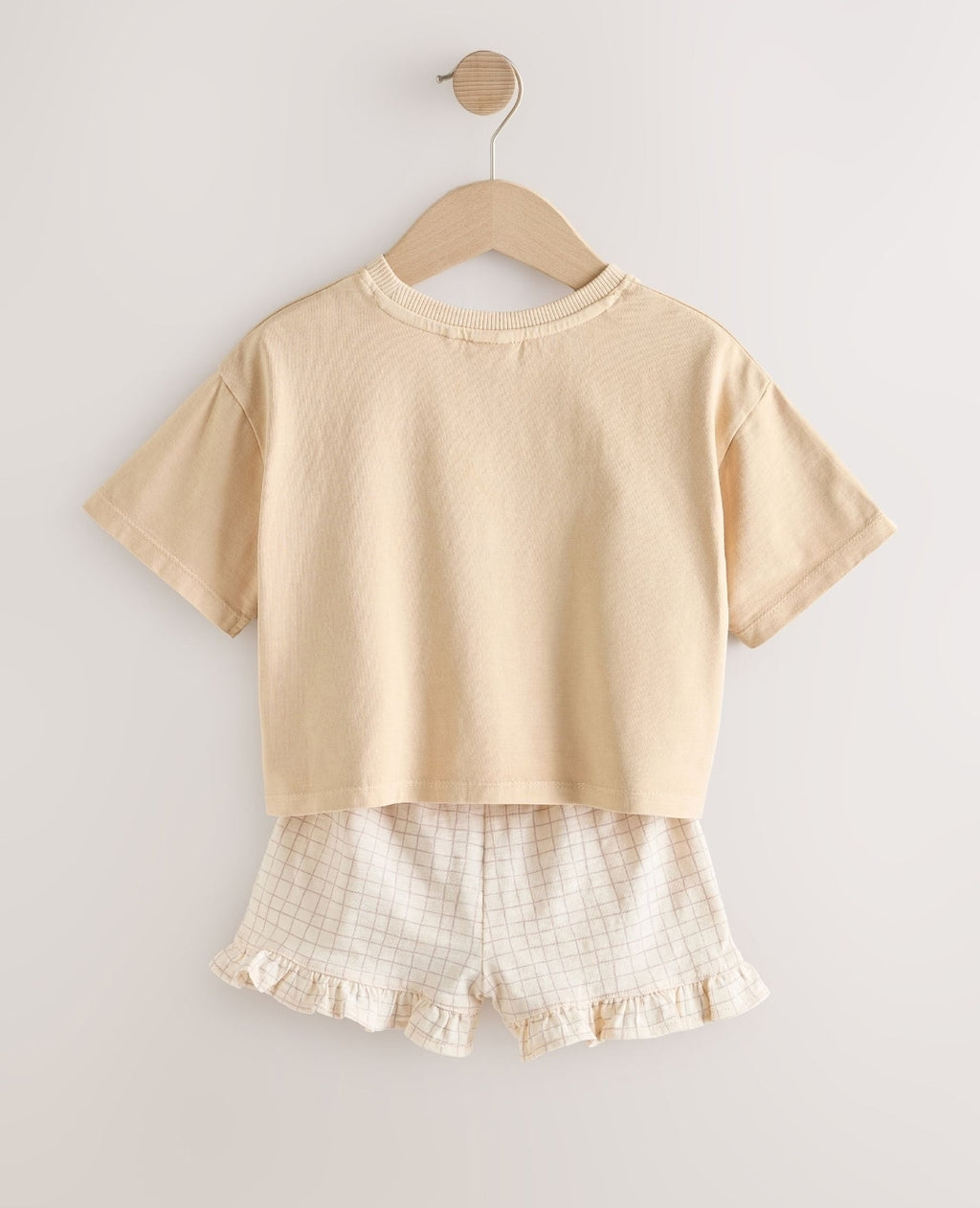 Lemon Yellow Short Sleeve T-Shirt
and Shorts Set