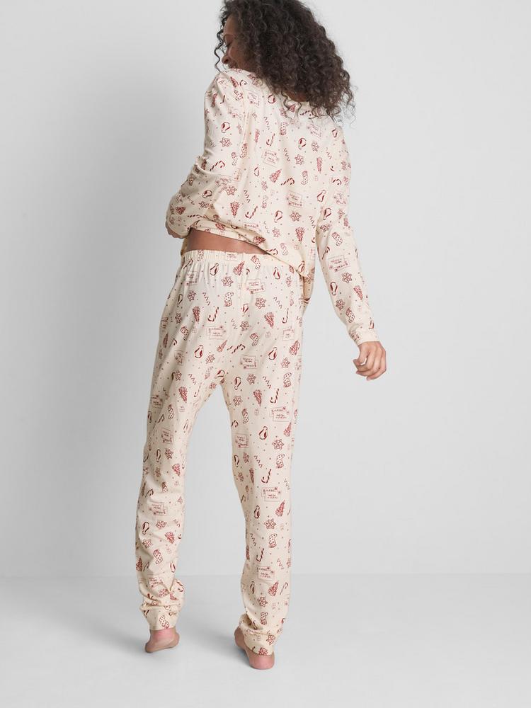 Primark Pure Cotton Printed Christmas Pyjamas